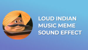 Loud Indian Music Meme Sound Effect
