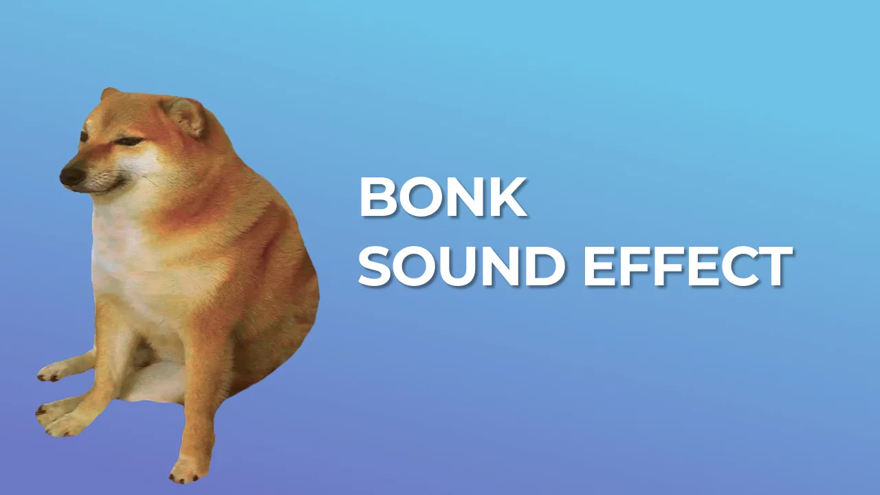 Bonk Sound Effect
