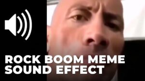 Rock Boom Meme Sound Effect