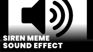 Siren Meme Sound Effect